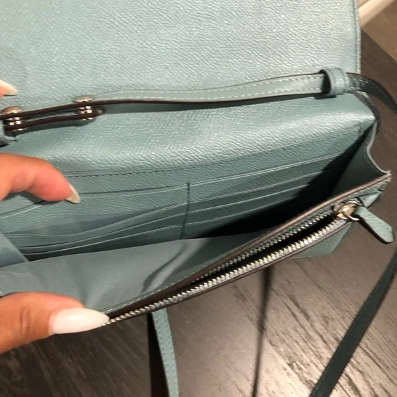 Coach Blue Leather Crossbody Bag - Picture 5 of 10